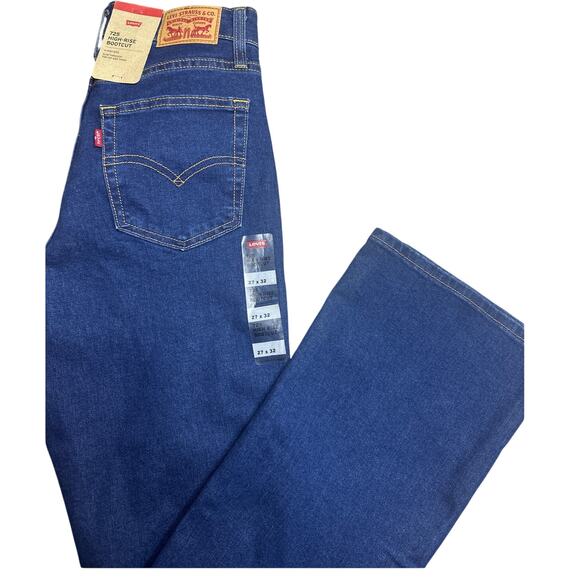 Levi’s Strauss & Co 725 HIGH-RISE BOOTCUT 27x32 - Picture 2 of 6